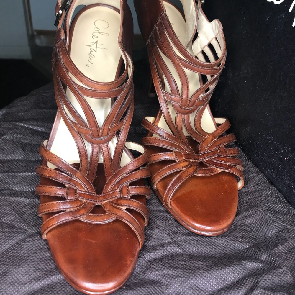 Cole Hann brown shoes with Nike Air cushions